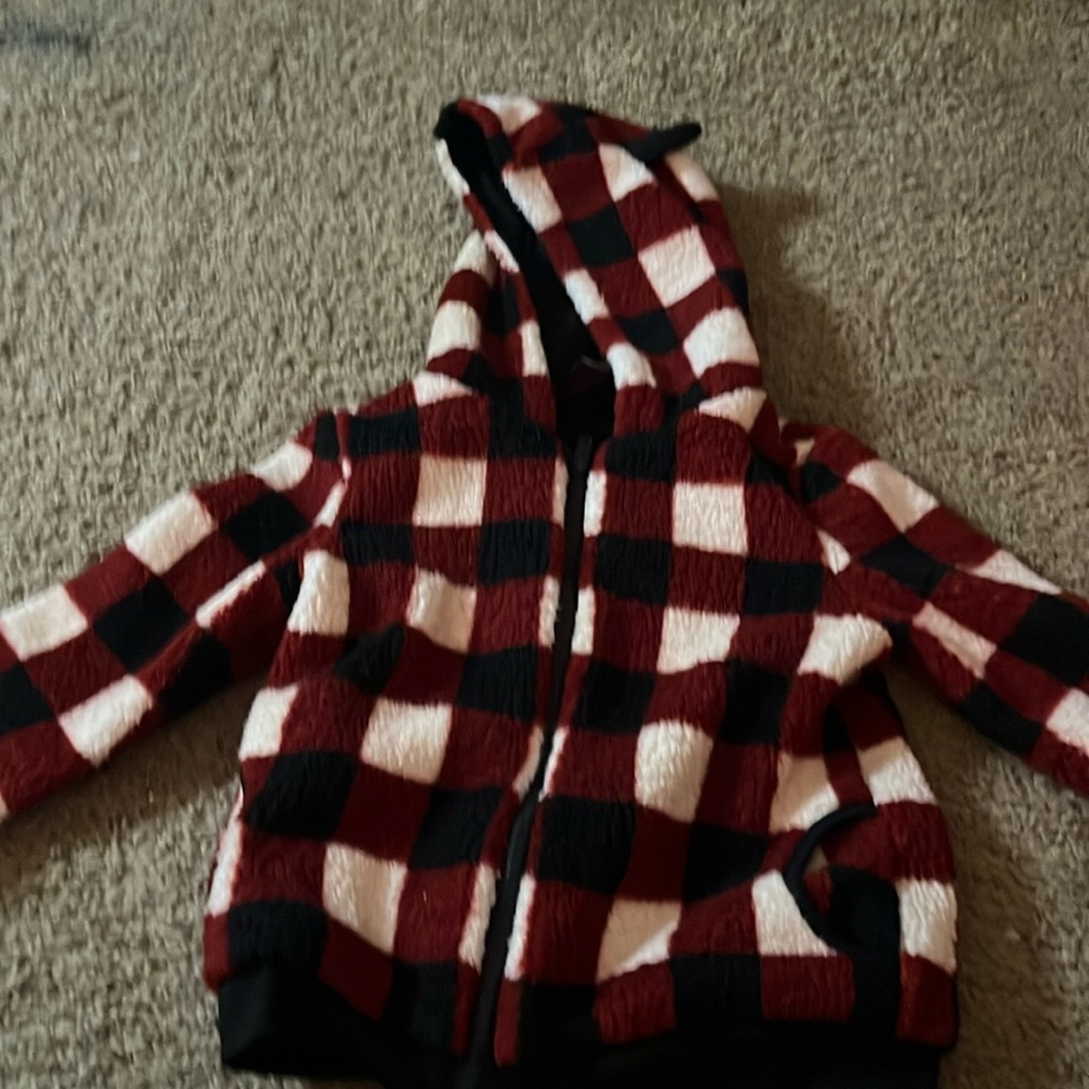 Rain deer zip up sweatshirt